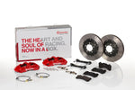 Brembo GT big brake kit contents: calipers, rotors, pads, brake lines and brackets (product illustration) - Brembo Thumbnail