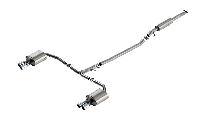 Borla Cat-Back Exhaust - Hyundai Sonata N Line (DN8) - S-Type Quad 3.5in Tips