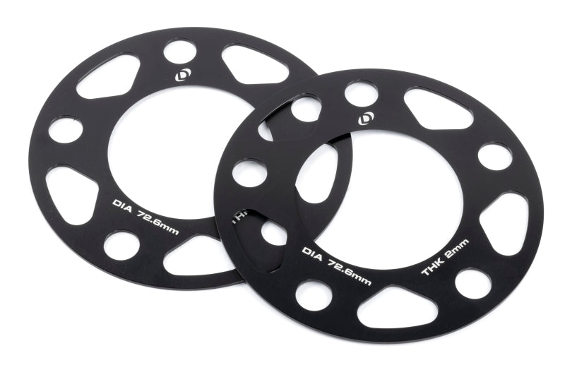 Dinan Wheel Spacers - 5x120 - 72.6mm CB - 2mm Thick (Set of 2) - Dinan