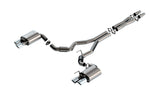Borla Cat-Back Exhaust - Ford Mustang GT Coupe (S650) - 3in True Dual Active Exhaust