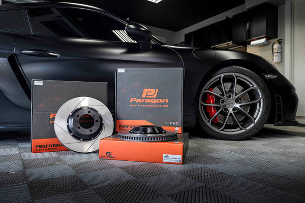 Paragon 2-Piece Front Rotors Pair – Porsche 981 / 718 Cayman GT4 / 991 Turbo & Turbo S – 380 x 34mm