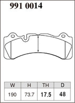 DIXCEL Front Brake Pads - Brembo GranTurismo Kit (Caliper Family M) - 355-380mm Pad Shape - DIXCEL Thumbnail