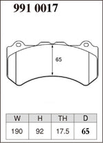 DIXCEL Front Brake Pads – Alcon CAR70 “RC6” / Nissan GT-R R35 / Jeep Grand Cherokee SRT - Dixcel Brakes Thumbnail