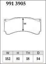 DIXCEL Brake Pads – Brembo Pista / Alcon CAR89 / Alcon TA6+ / AP CP9660 (18mm) - Dixcel Brakes Thumbnail