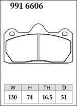 DIXCEL Rear Brake Pads - AP Racing CP6602 / CP6606 / CP6627 Pad Shape - Dixcel Brakes Thumbnail