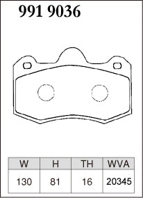 Dixcel ES Type Front Brake Pads – Lotus Emira / Evora 3.5 V6 Supercharged
