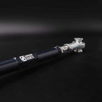 Suspension Secrets rear toe arm, engraved body and rod end on a black background - Suspension Secrets Thumbnail