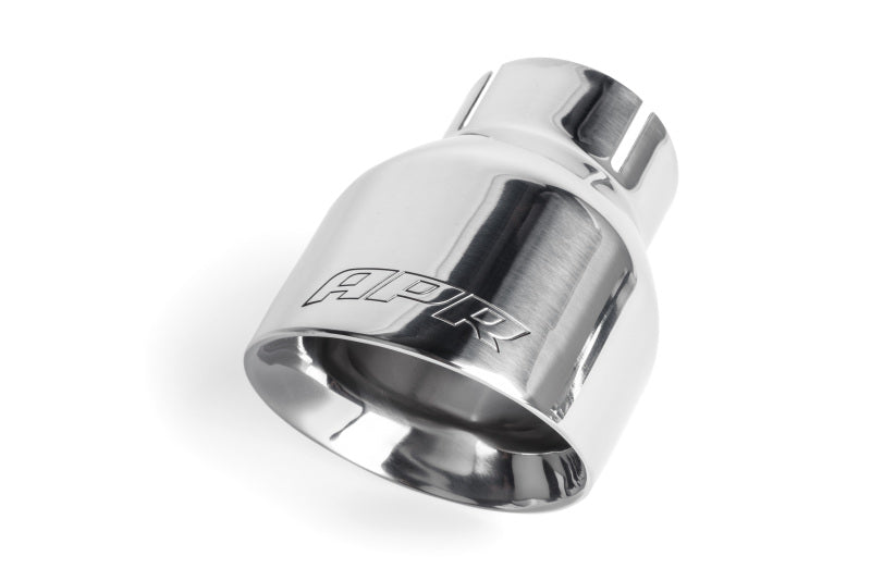 APR Double-Walled 4in Slash-Cut Exhaust Tips - Universal - Polished - Image 2