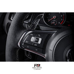 LEYO clear paddle shift extension – fitted behind VW Golf GTI Mk7 wheel - LEYO Thumbnail