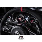 LEYO clear paddle shift extension – fitted, view across the instrument cluster - LEYO Thumbnail