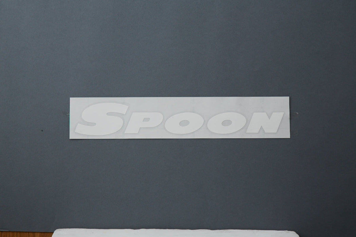 Spoon Sports Team Sticker - Universal - White 800mm - Image 2