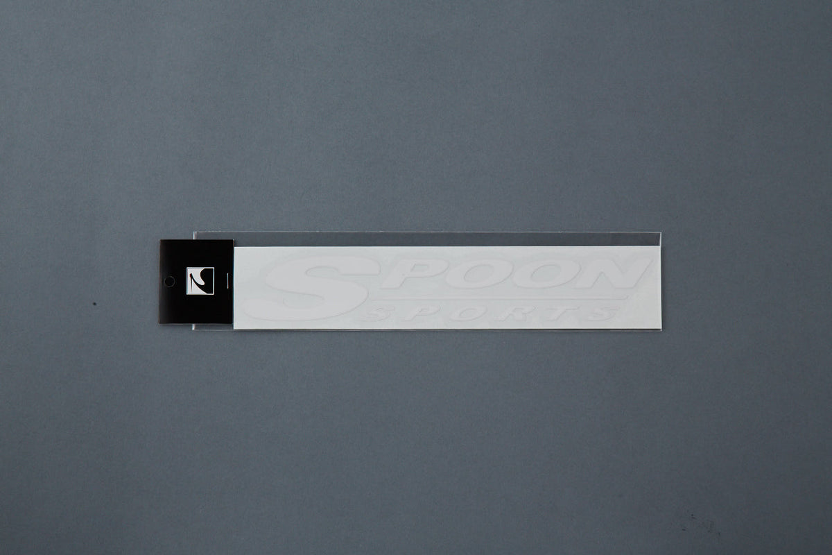 Spoon Sports Logo Sticker Black 250x40mm - Universal - ALL-90000-W21
