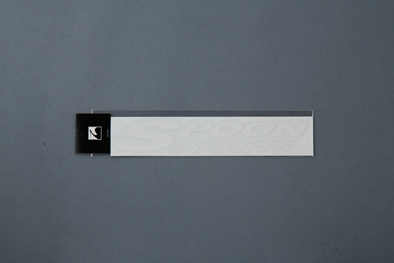 Spoon Sports Logo Sticker Black 250x40mm - Universal - ALL-90000-W21 - SPOON