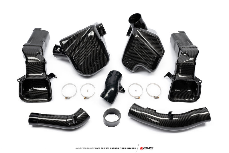 AMS Performance Carbon Intakes – BMW M3/M4 F8X S55 - Chicane Australia - AMS Performance