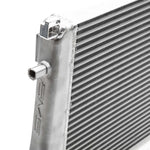 AMS front mount intercooler – VW Golf GTI/R Mk7 – cast end tank with AMS logo close-up - Cobb Tuning Thumbnail
