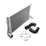 AMS front mount intercooler – VW Golf GTI/R Mk7 – core with silicone hoses and clamps - Cobb Tuning Thumbnail