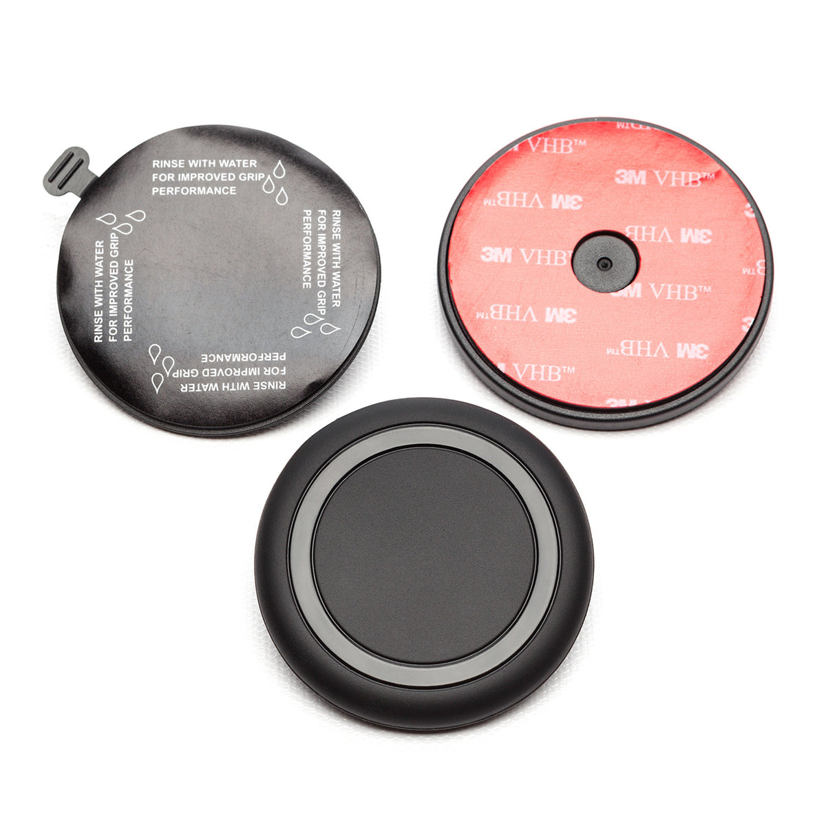 Scosche MagicMount action mount kit – suction, adhesive and magnetic base undersides