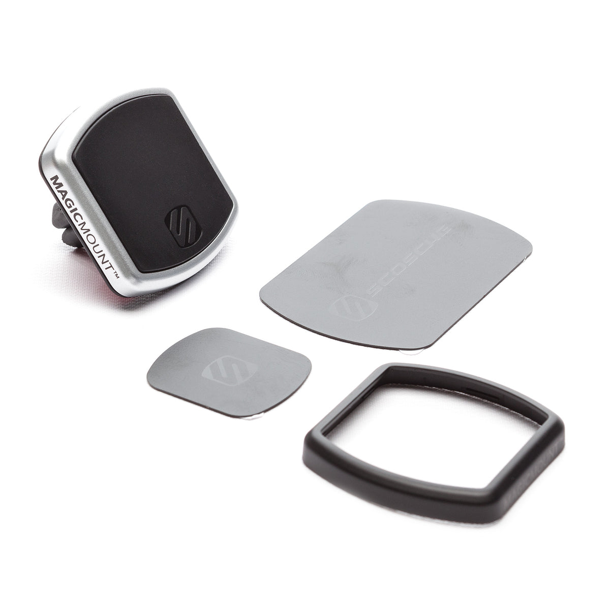 Scosche MagicMount Pro Accessport vent mount – magnetic head, two plates and trim ring