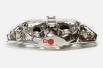 Alcon CAR95 6-piston race caliper – mounting side with part number plate - Alcon Thumbnail