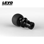 LEYO black Nappa DSG shift knob – lying on side, base view - LEYO Thumbnail