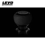 LEYO black Nappa DSG shift knob – on black background - LEYO Thumbnail