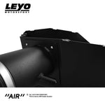 LEYO 4" cold air intake – heat shield box close-up with pipe inlet - LEYO Thumbnail