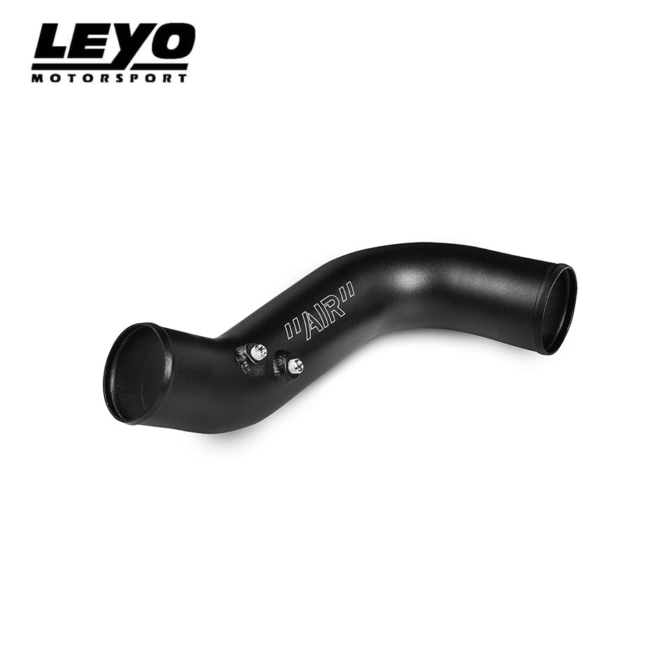 LEYO throttle pipe with 2 meth bungs – Audi RS3 8V – side view