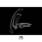 LEYO clear paddle extension – Audi RS / R8 – clear paddles, one upright and one flat - LEYO Thumbnail