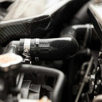 COBB silicone radiator hose kit – Subaru WRX VA – hose joining the radiator filler neck - Cobb Tuning Thumbnail