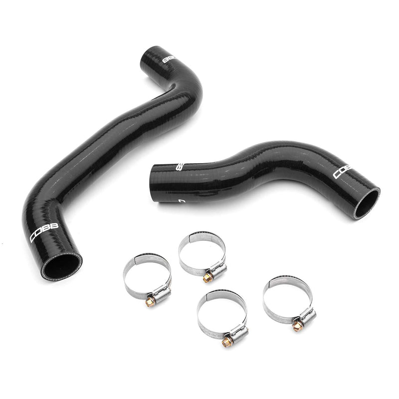 COBB silicone radiator hose kit – Subaru WRX VA – two black hoses and four clamps - Cobb Tuning