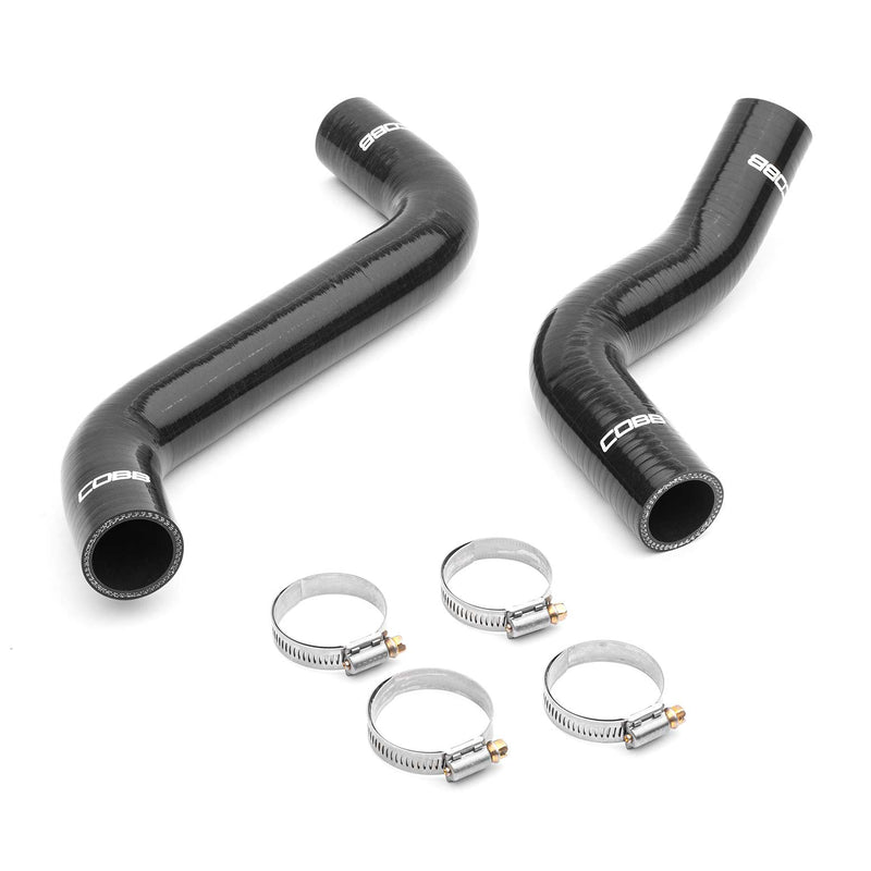 COBB silicone radiator hose kit – Subaru WRX VB – two black hoses and four clamps - Cobb Tuning