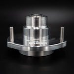 Suspension Secrets rear camber top mount, side profile of the housing and mounting studs - Suspension Secrets Thumbnail