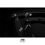 LEYO billet paddle shift extensions – Mercedes-Benz – black paddles angled close-up - LEYO Thumbnail