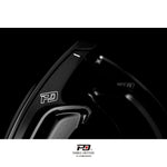 LEYO billet paddle shift extensions – Mercedes-Benz – minus paddle with PD logo close-up - LEYO Thumbnail
