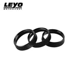 LEYO Billet Aluminium Knob Set 3pc (Black) - Volkswagen