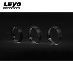 LEYO black billet knob set 3pc – VW – rings lit on dark background - LEYO Thumbnail