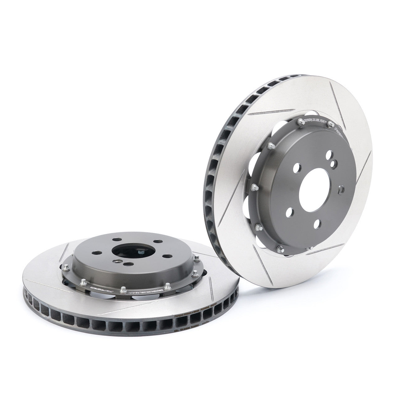 Paragon 2-Piece Rear Brake Rotor Pair - Mercedes-Benz C63 AMG W204 - 330x26mm - Chicane Australia