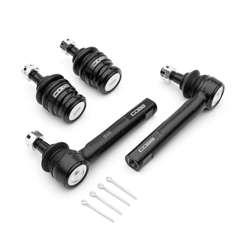 COBB front roll centre and bump steer kit – two ball joints, two tie rod ends and split pins - Cobb Tuning