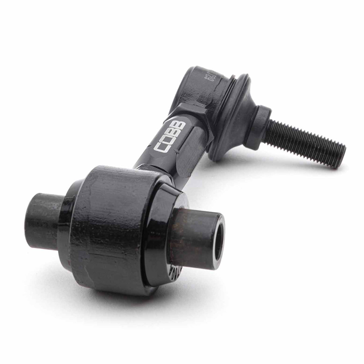 COBB HD adjustable rear sway bar end links – link with COBB logo and bushing eye