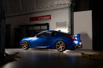 COBB lowering springs – Subaru BRZ ZD8 – lowered blue BRZ in the COBB workshop - Cobb Tuning Thumbnail