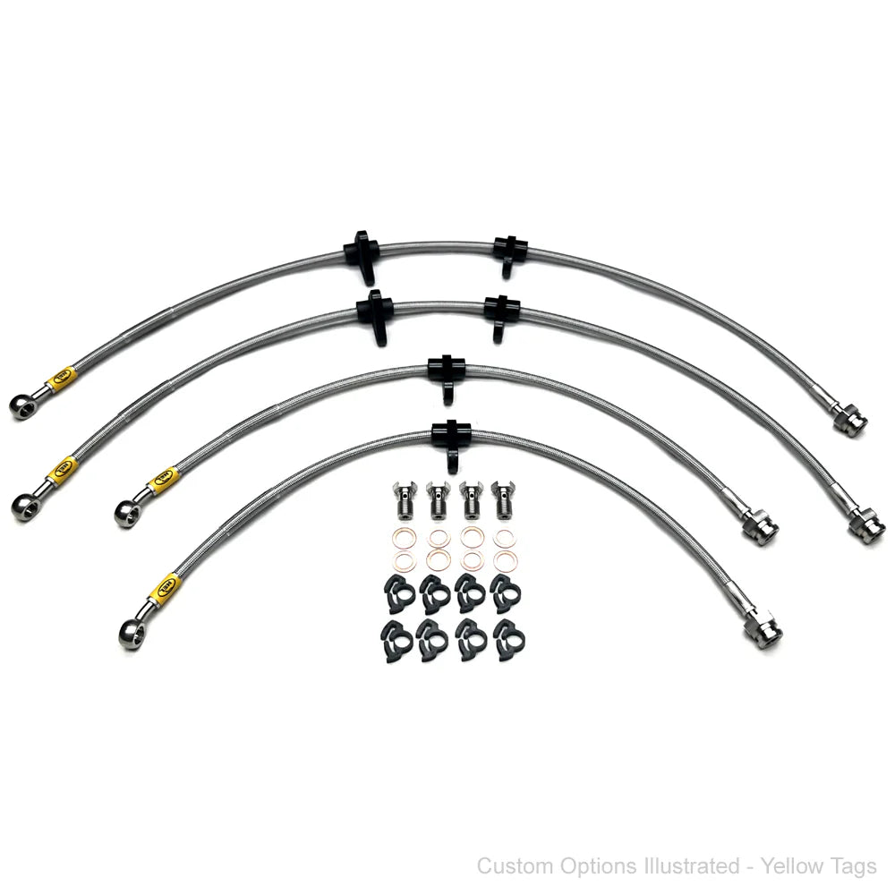 HEL Performance Braided Brake Line Kit – Honda Integra Type R DC2