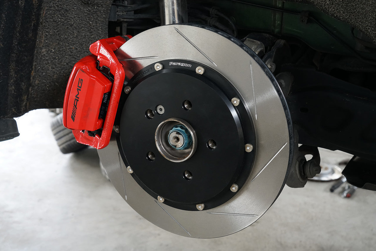 Paragon 2-Piece Rear Brake Rotor Pair - Mercedes-Benz CLA 45 C117 / A45 W176 AMG - 330x22mm - Chicane Australia