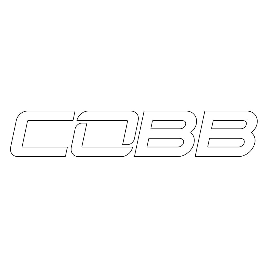 COBB Tuning Logo Decal - 4" (102mm) - White