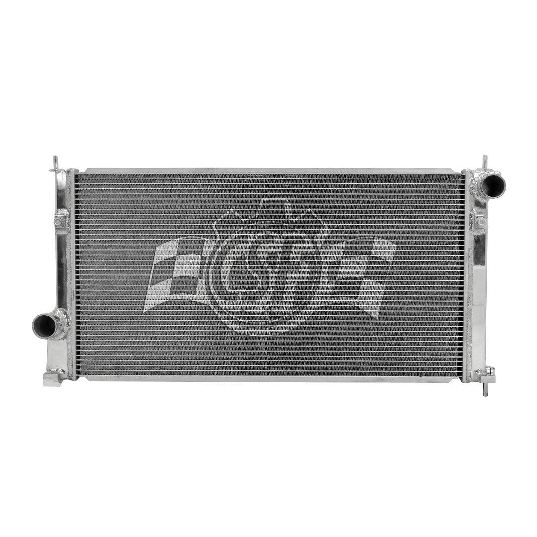 CSF high-performance radiator – Toyota 86 and Subaru BRZ – front view with CSF logo