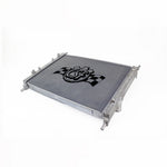 CSF 2-row aluminium radiator – Ford Mustang EcoBoost – angled view of core and end tanks - Cobb Tuning Thumbnail