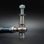 Suspension Secrets bump steer tie rod end from the kit, close-up of the stud and rod end - Suspension Secrets Thumbnail