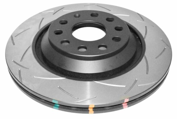 DBA T3 4000 Slotted Rear Rotors Pair – Volkswagen Golf R Mk7 / GTI Mk7 Mk8 / Audi S3 8V 8Y / Tiguan R – 310 x 22mm