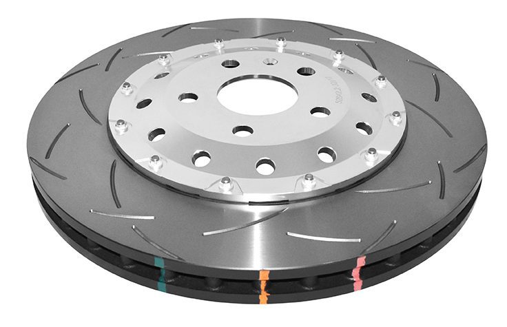 DBA T3 5000 Series 2-Piece Slotted Front Rotors Pair – Audi TT RS 8J / Cupra Leon VZx / Cupra Formentor VZx – 370 x 32mm (Brembo Calipers)