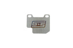 GrimmSpeed titanium rear brake shim for the WRX STI (GD / GR / GV / VA) - front face with GS logo - GrimmSpeed Thumbnail