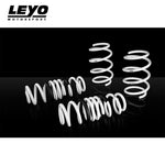 LEYO lowering springs – Golf R Mk7 – full set of four springs on black backdrop - LEYO Thumbnail